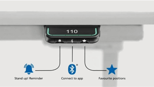 Standing desk BulDesk Pro controls