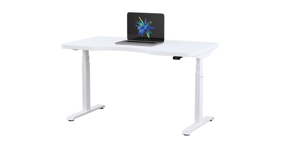 Height adjustable standing desk BULDESK White
